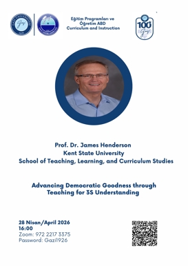 Prof. Dr. James Henderson- Kent State University School of Teaching, Learning and Curriculum Studies